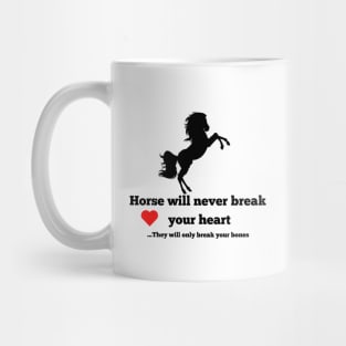 Horse lover equestrian funny quotes cute graphic for gift design Mug